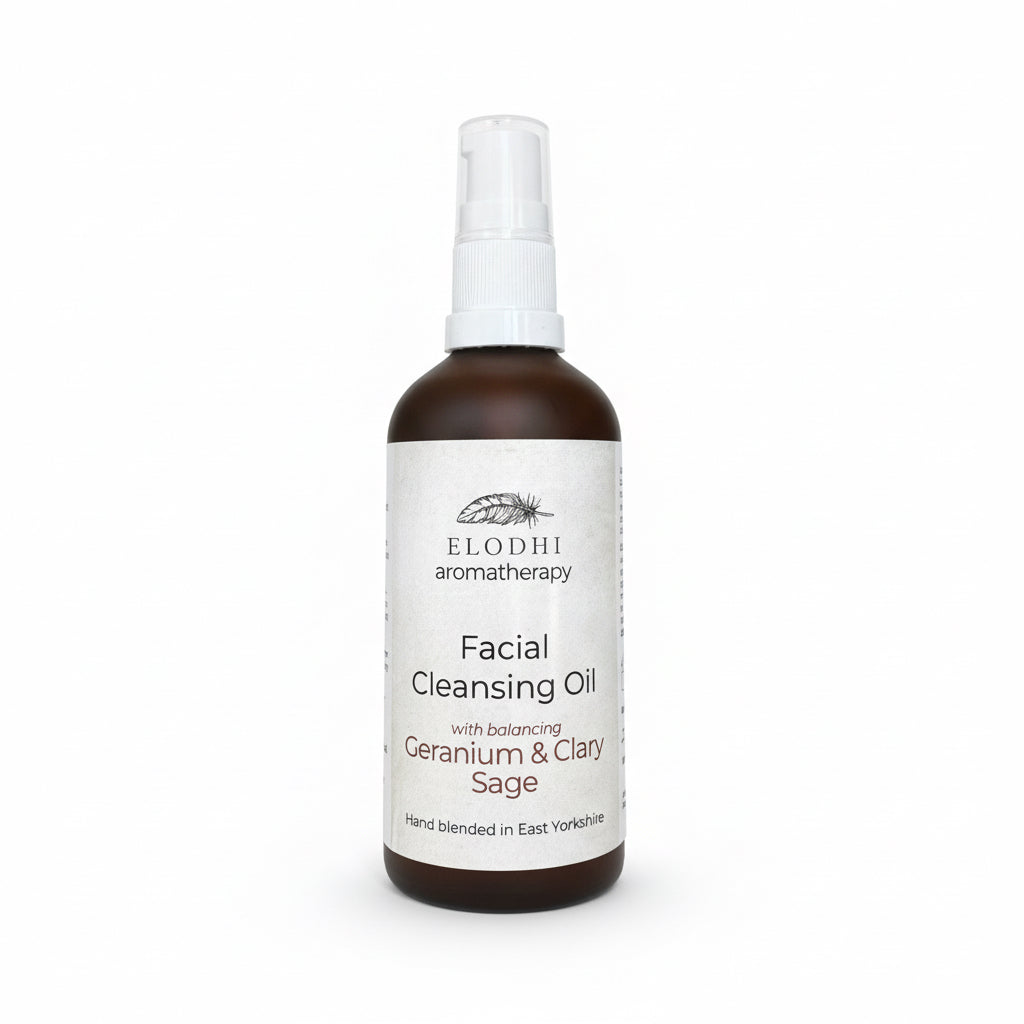Facial Cleansing Oil with Balancing Geranium & Clary Sage - 150ml